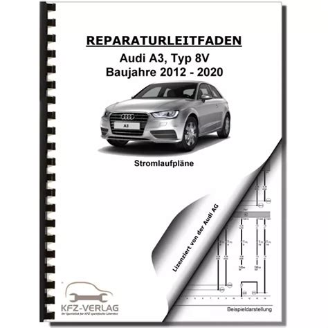 Audi A3 (8V) hečbeko išorės dizaino schema ir matmenų iliustracija