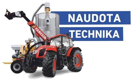žemės ūkio technika su didelėmis diagonalinėmis padangomis