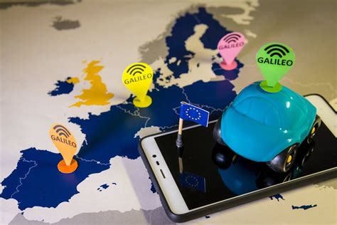Schema, kaip veikia palydovinės navigacijos sistema Galileo