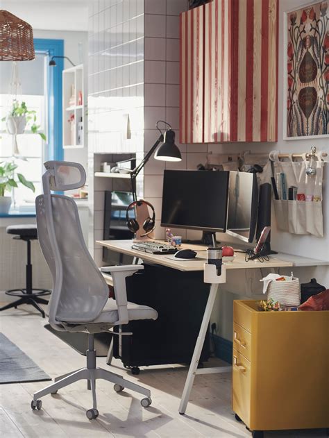 IKEA biuro kėdžių asortimento vizualizacija