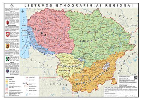 Infografika: regionų žemėlapių dalys ir jų dydžiai