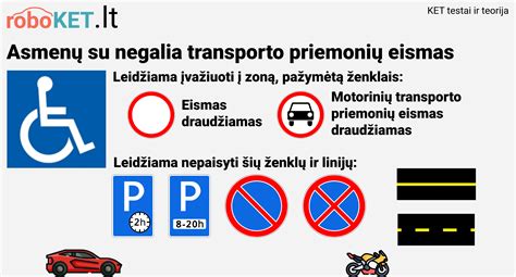 Ilustracija: kelio ženklas su draudžiamuoju ženklu ir policijos automobilis