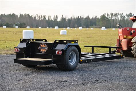 Bobcat technikos transportavimo priekabos pavyzdys
