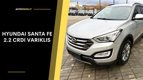 Hyundai Santa Fe 2.2 CRDi variklio skyriaus nuotrauka