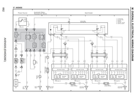 Toyota Avensis 2007 priekinės pakabos schema