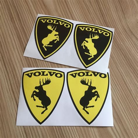 „Volvo briedžio logo“ lipdukas ant automobilio