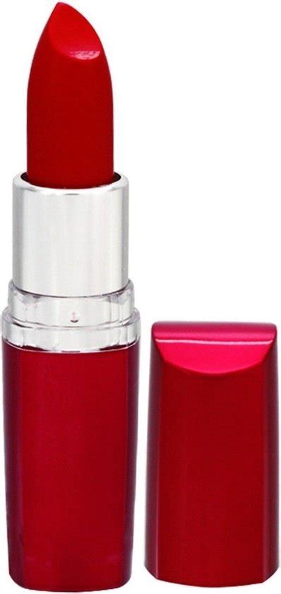 Maybelline lūpų dažų 535 Passion Red pakuotė ir atspalvis