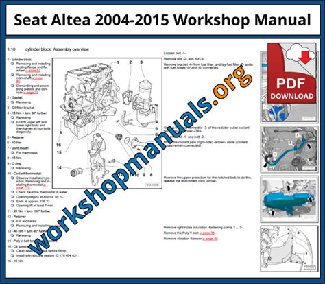 Engine diagram for Seat Altea 1.9 TDI