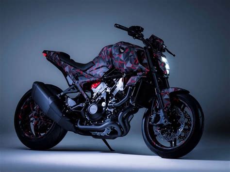 Honda V3 keturtakčio variklio prototipo schema su elektriniu kompresoriumi