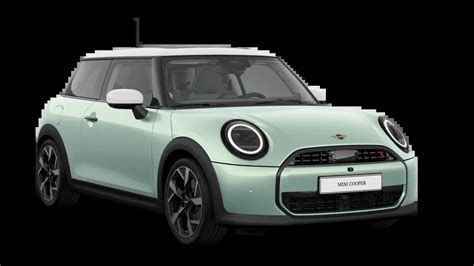 MINI Cooper važiuoja posūkiu, iliustruojantis manevringumą
