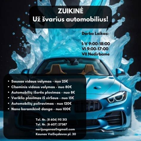 Išsamus automobilio plovimas, pradedant nuo atmirkymo
