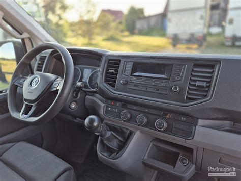 Volkswagen Crafter saugiklių bloko išdėstymo pavyzdys