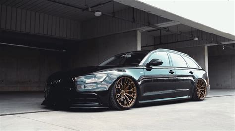 The Audi A6 C7 sedan or Avant with stylish R18 alloy wheels