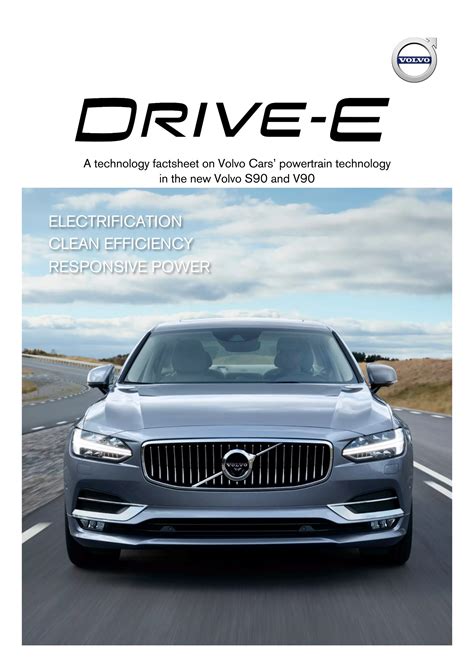 Volvo Drive-E variklių schemos pavyzdys