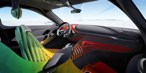 Citroen Hypnos Concept interjero nuotrauka, atskleidžianti spalvų ir formų žaismą
