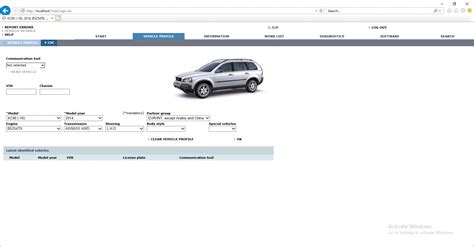 Volvo VIDA diagnostikos programos sąsaja
