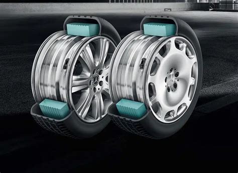 Infografika, iliustruojanti Run Flat padangos veikimo principą