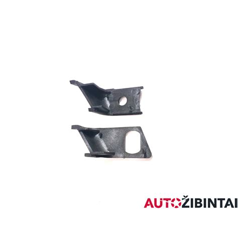 Infografika: BMW E39 priekinio žibinto zonos laikiklių išdėstymas
