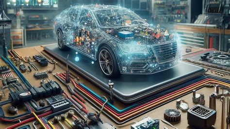 Schematinis BMW automobilio elektronikos sistemos pavaizdavimas