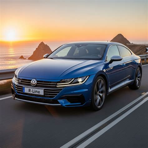 Volkswagen Arteon galinės dalies dizainas su LED žibintais