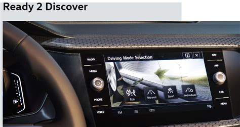 Volkswagen Arteon Ready 2 Discover sistemos ekranas su navigacija