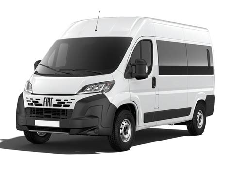 Tematinė nuotrauka, vaizduojanti Fiat Ducato su skirtingų tipų ratlankiais (plieniniais ir lietiniais)