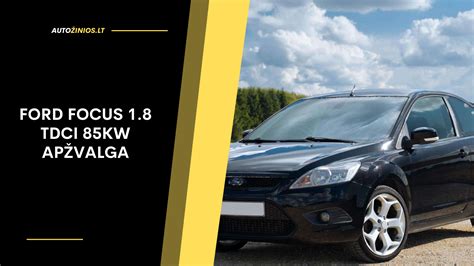 Ford Focus 1.8 TDCi variklio nuotrauka su pažymėtais purkštukais