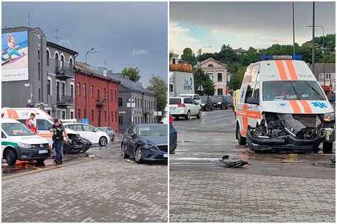 Teminė nuotrauka: avarija, susijusi su garsenybėmis, su policijos ir greitosios pagalbos automobiliais