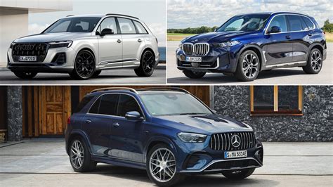 Lexus RX, Mercedes M-klasės, Audi Q7 ir BMW X5 visureigių dizaino palyginimas