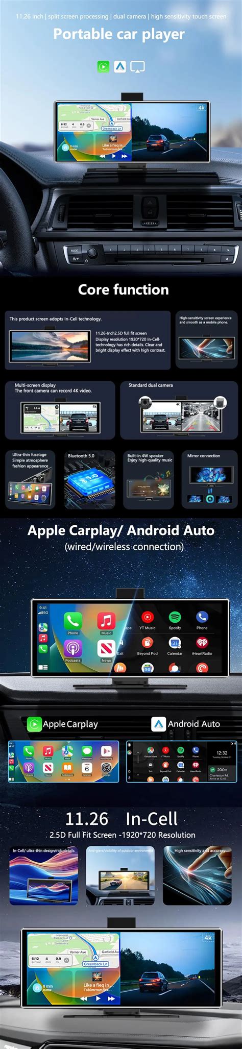 Infografika: Android multimedijos sistemos integravimas į automobilį