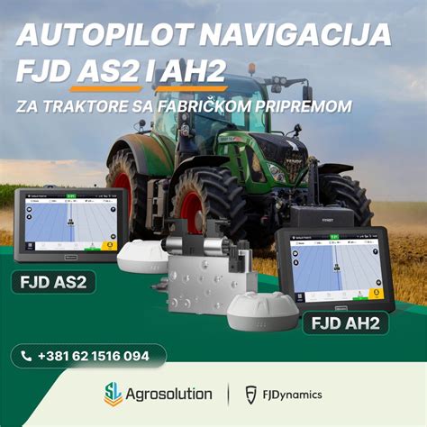 Schema: FJDynamics AH2 navigacijos sistemos integracija į traktoriaus hidrauliką