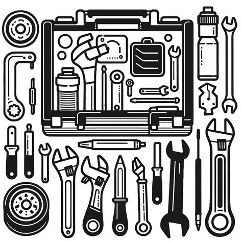 Grafika su įvairiais automobiliais ir įrankiais, simbolizuojanti automobilių plovyklos ir mechaniko žaidimą.