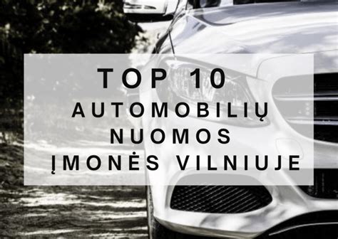 Nuotrauka su įvairiais automobilių nuomos kompanijų logotipais