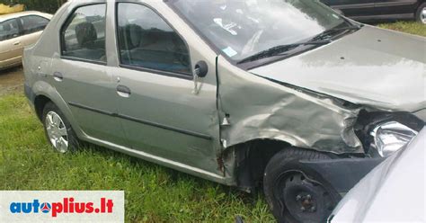 Dacia Logan kėbulo detalių ir dažų pažeidimų pavyzdžiai