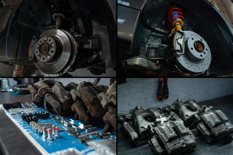 Infografika: BMW stabdžių sistemos dalys ir keitimo proceso žingsniai
