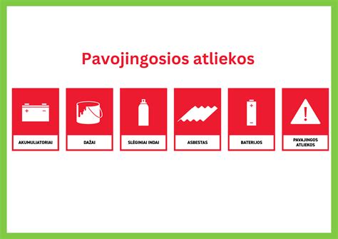 Infografika: pavojingų automobilinių atliekų sąrašas ir jų žala aplinkai