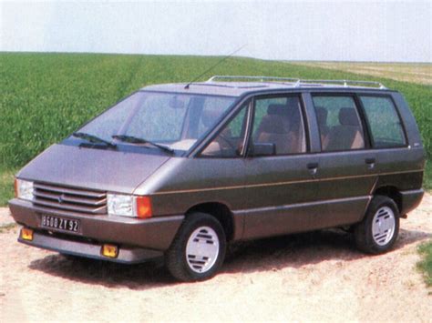 schema: pirmojo Renault Espace J11 konstrukcijos ir erdvės išdėstymo diagrama