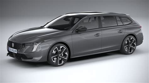 „Peugeot 508 SW“ bagažinės erdvės ir salono išplanavimo schema