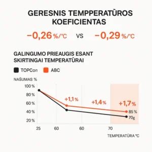 Vožtuvų persidengimo (overlap) grafikas esant skirtingiems VANOS nustatymams