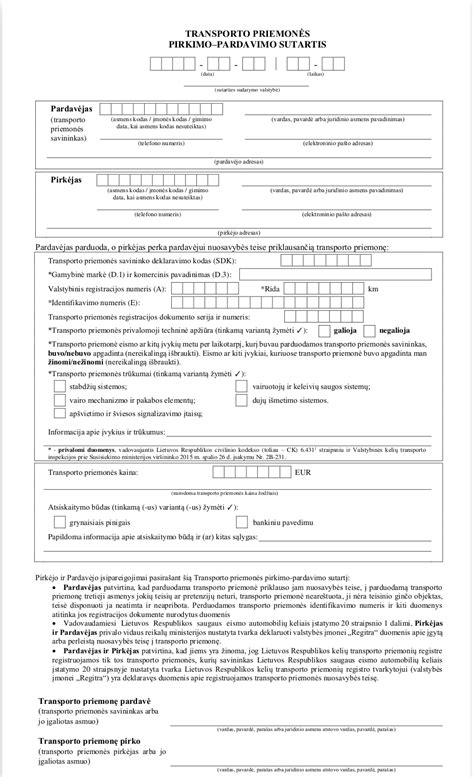 Regitra - automobilio pirkimo-pardavimo sutarties patarimai