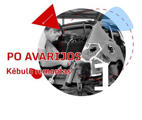 Grafikas: kėbulo remontas po avarijos ir rėmo geometrijos kontrolė