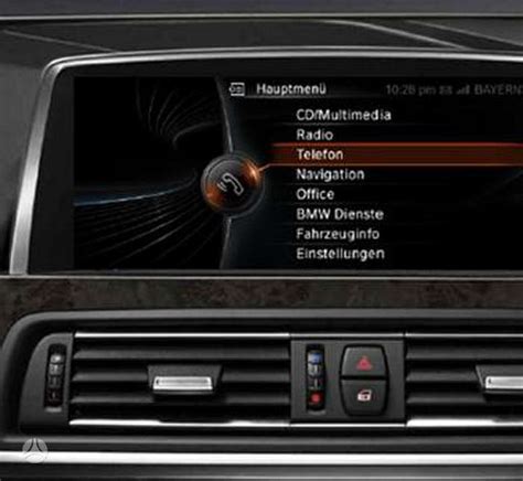 BMW NBT navigacijos sistemos komponentai ir įrengimas