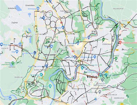 Infografika: Dviračių takų schema Lenkijoje ir žemėlapis, kur yra bendri dviračių ir pėsčiųjų takai