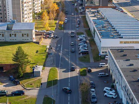 miesto eismas ir oro tarša