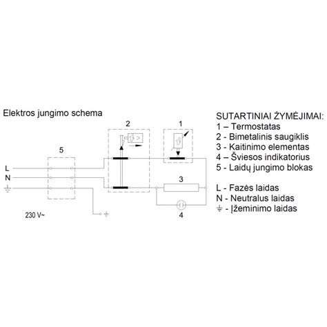 Schema, rodanti elektrinio stabdžio veikimą galinėje ašyje