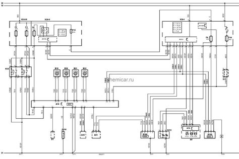 schema: Peugeot elektrinio veidrodėlio užlenkimo mechanizmas ir varikliuko vieta