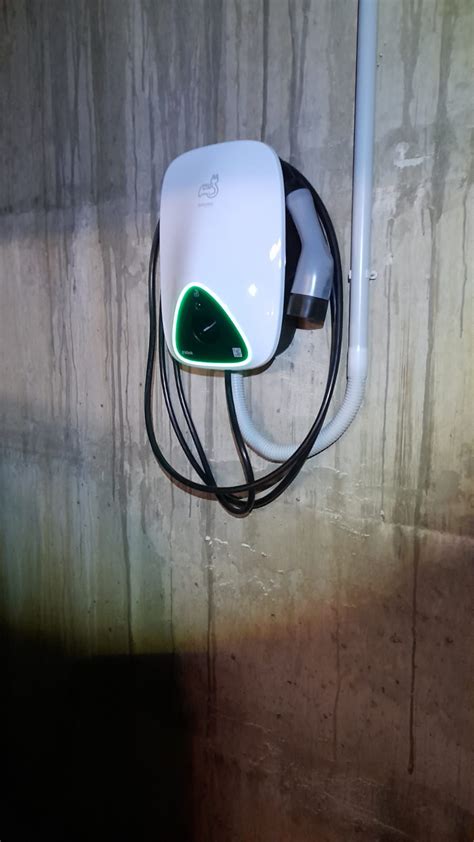 schema: namo elektros įvado ir elektromobilio įkrovimo stotelės prijungimo schema