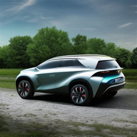 Futuristinio elektrinio automobilio koncepcija