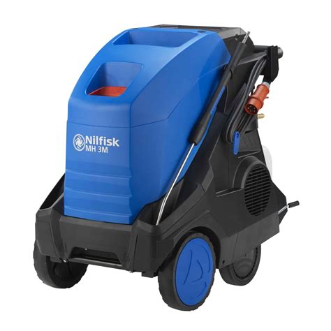 Scheminis Nilfisk MH 3M serijos plovimo įrenginio vidaus komponentų išdėstymas