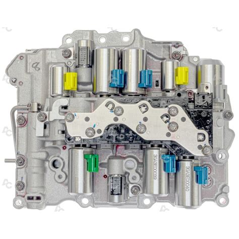 Automatinės greičių dėžės schema su išskirtais solenoidais